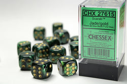 Chessex - 16mm D6 Dice Block (12 dice)
