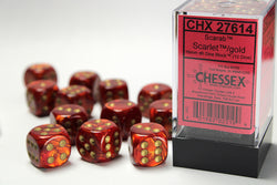 Chessex - 16mm D6 Dice Block (12 dice)