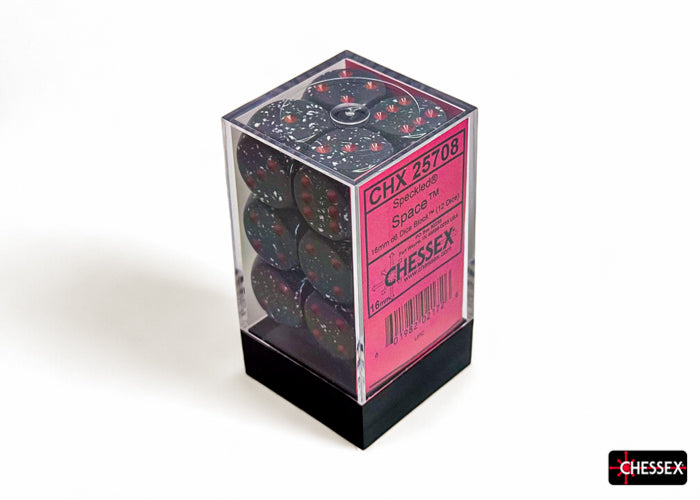 Chessex - 16mm D6 Dice Block (12 dice)