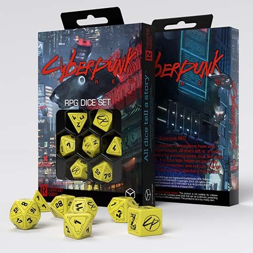 Cyberpunk RPG Dice Set