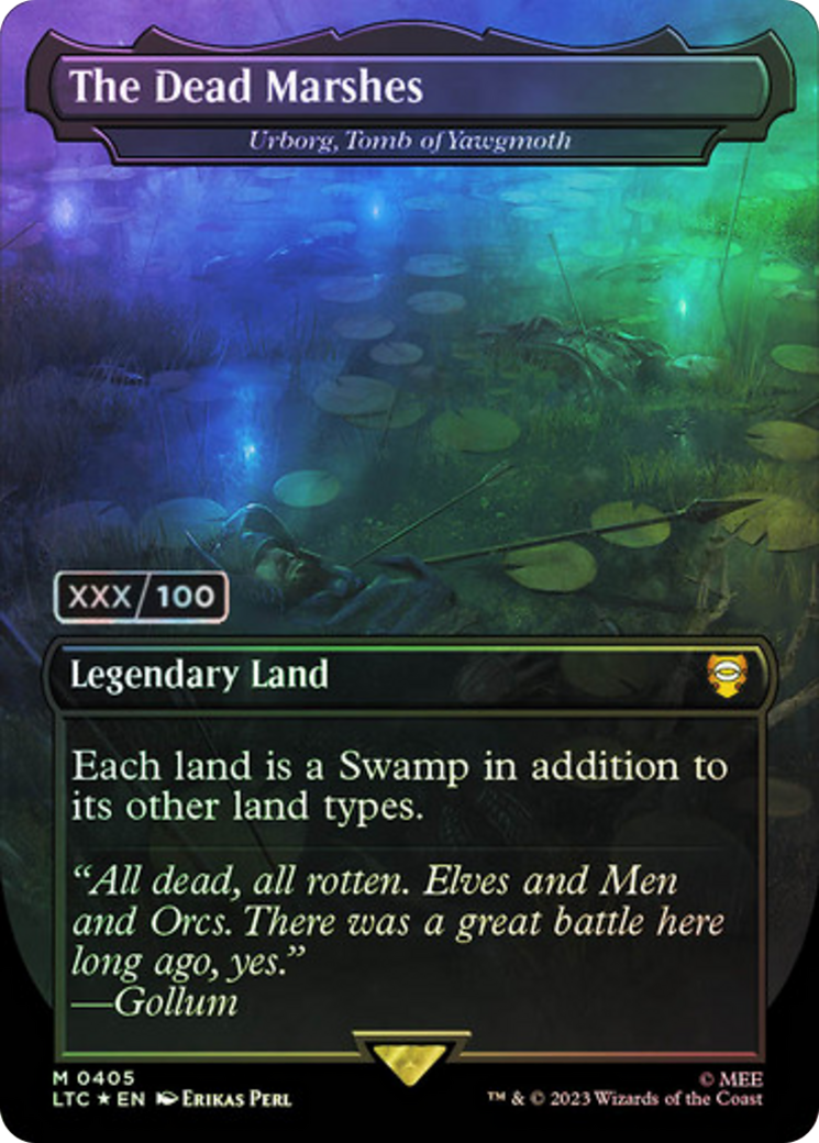 The Dead Marshes - Urborg, Tomb of Yawgmoth (Serialized) [The Lord of the Rings: Tales of Middle-Earth Commander]