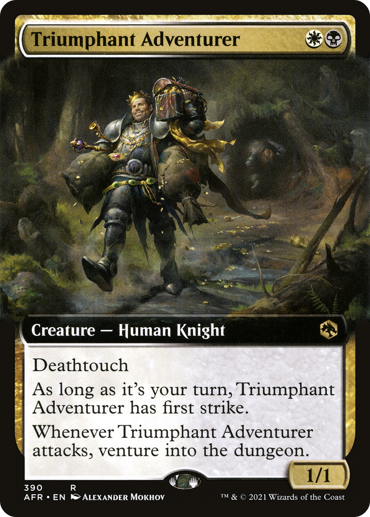 Triumphant Adventurer (Extended Art) [Dungeons & Dragons: Adventures in the Forgotten Realms]