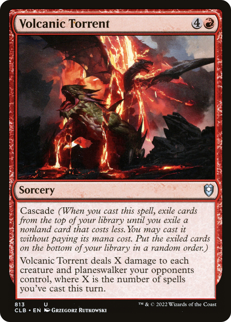 Volcanic Torrent [Commander Legends: Battle for Baldur's Gate]