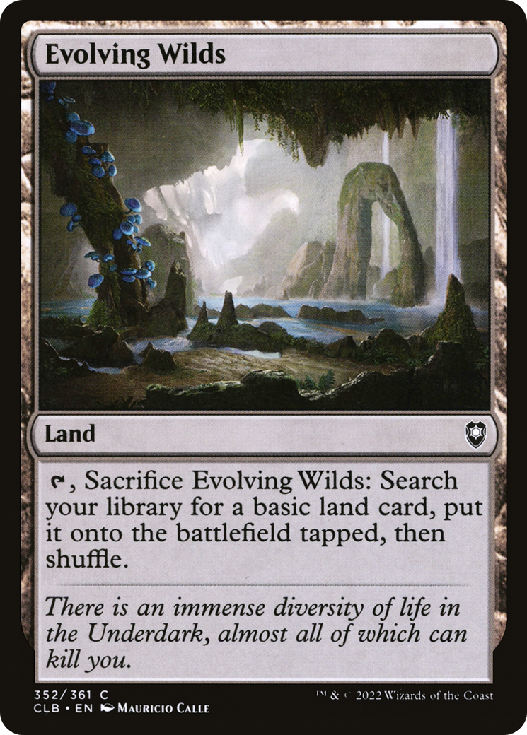 Evolving Wilds [Commander Legends: Battle for Baldur's Gate]