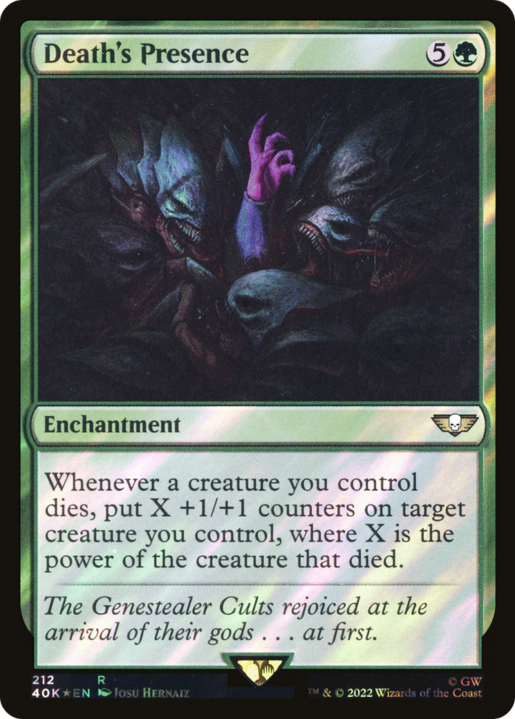 Death's Presence (Surge Foil) [Warhammer 40,000]