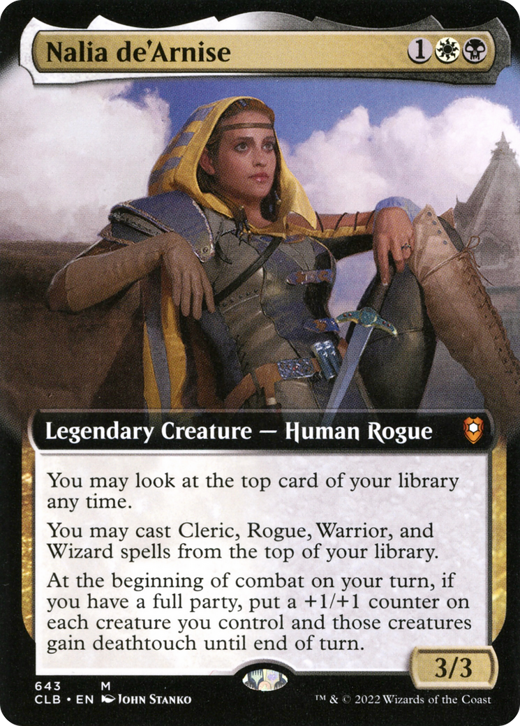Nalia de'Arnise (Extended Art) [Commander Legends: Battle for Baldur's Gate]