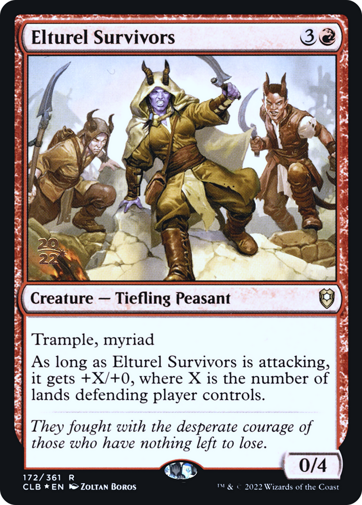 Elturel Survivors [Commander Legends: Battle for Baldur's Gate Prerelease Promos]