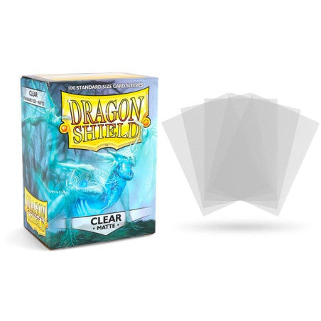 Dragon Shield Sleeves Matte (100ct): Clear