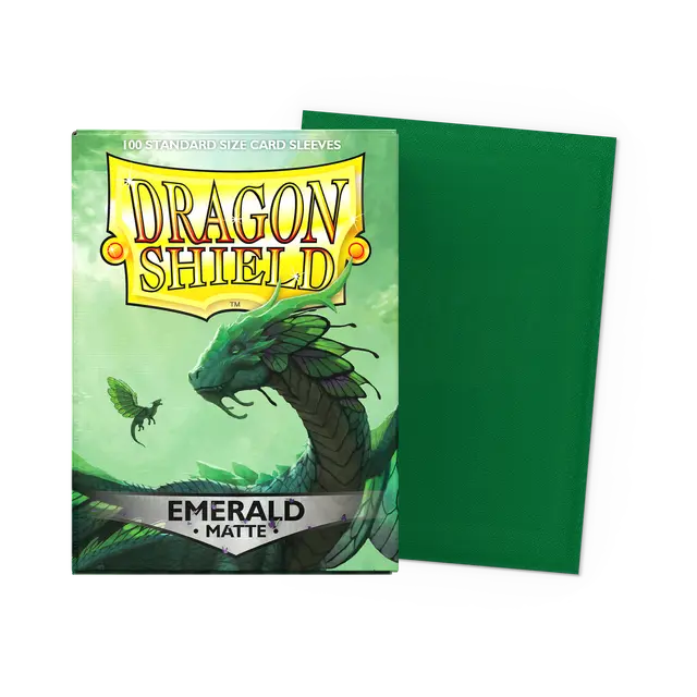 Dragon Shield Sleeves Matte (100ct): Emerald