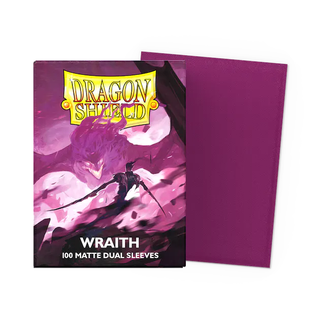 Dragon Shield Sleeves Dual Matte (100ct): Wraith