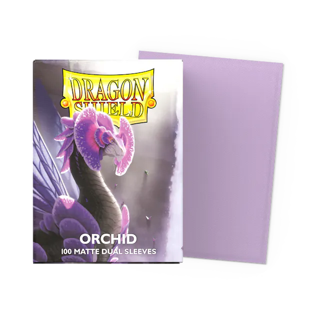 Dragon Shield Sleeves Dual Matte (100ct): Orchid