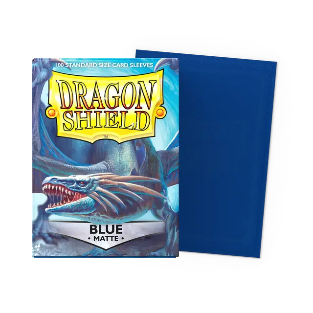 Dragon Shield Sleeves Matte (100ct): Blue