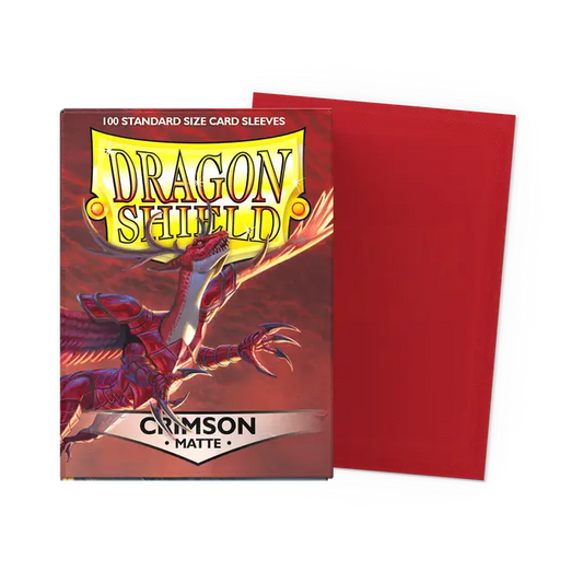 Dragon Shield Sleeves Matte (100ct): Crimson