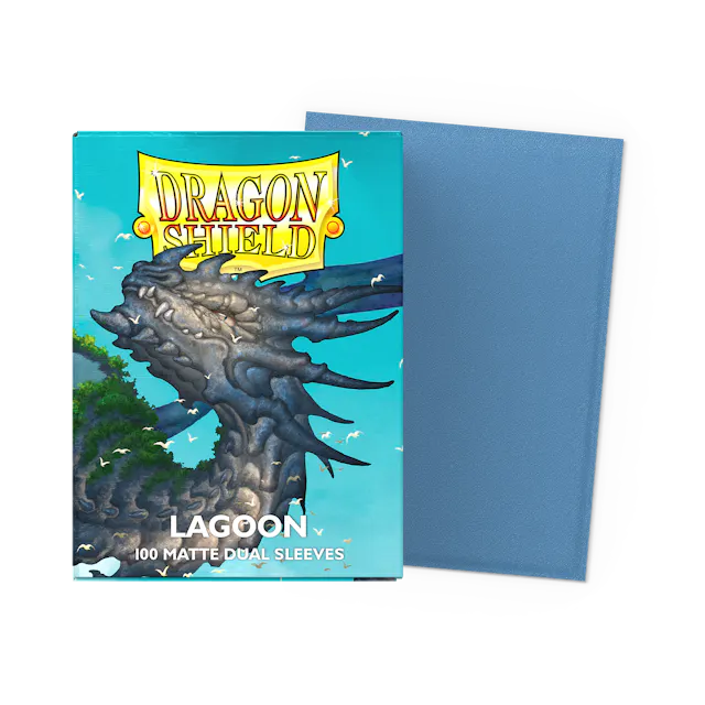 Dragon Shield Sleeves Dual Matte (100ct): Lagoon