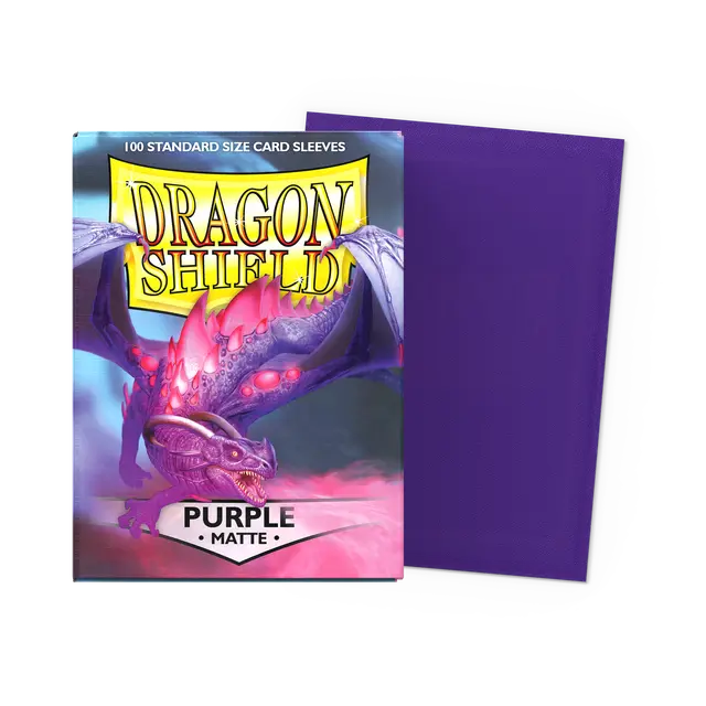 Dragon Shield Sleeves Matte (100ct): Purple