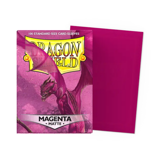 Dragon Shield Sleeves Matte (100ct): Magenta