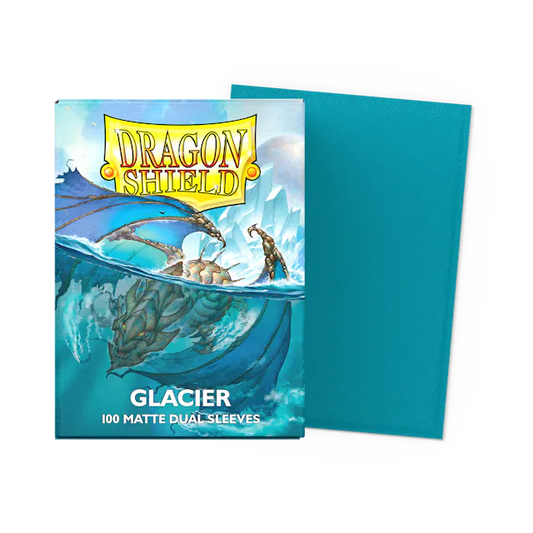 Dragon Shield Sleeves Dual Matte (100ct): Glacier