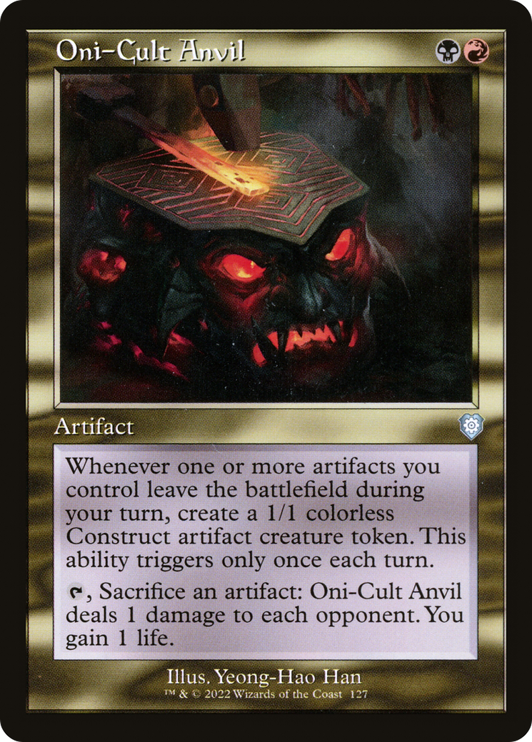 Oni-Cult Anvil (Retro) [The Brothers' War Commander]