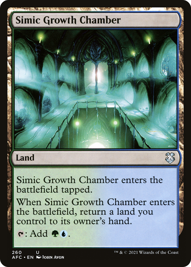 Simic Growth Chamber [Dungeons & Dragons: Adventures in the Forgotten Realms Commander]