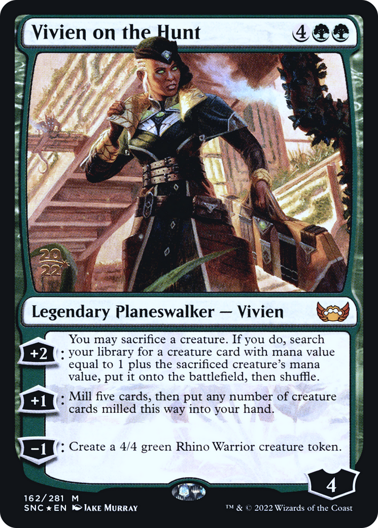 Vivien on the Hunt [Streets of New Capenna Prerelease Promos]