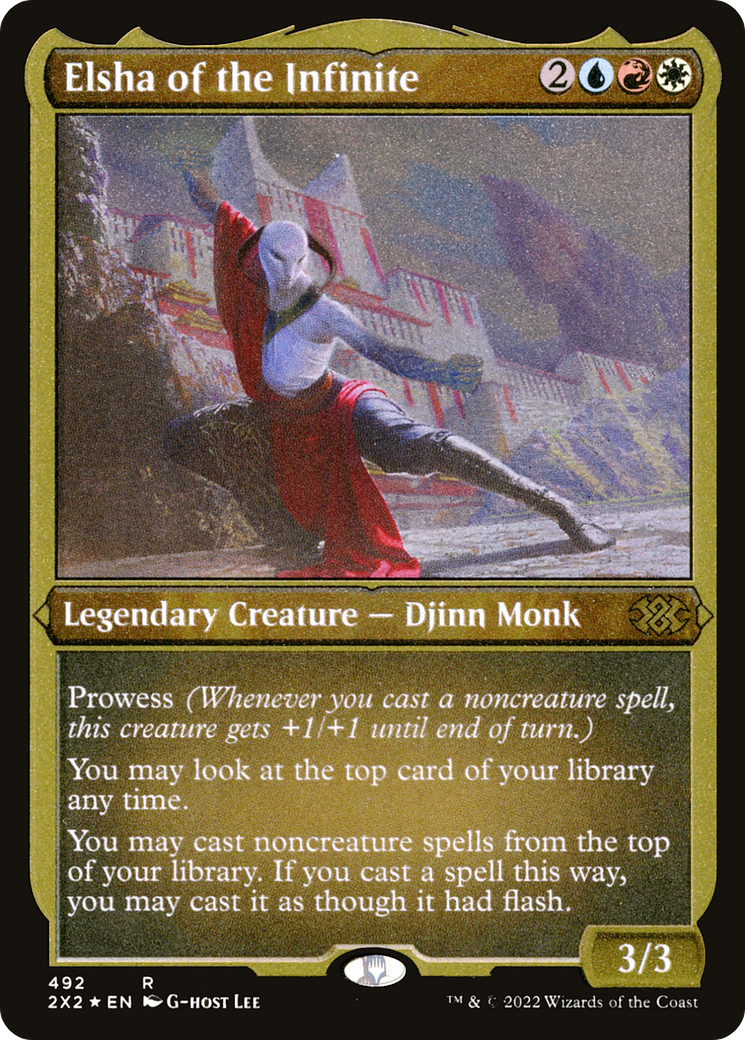 Elsha of the Infinite (Foil Etched) [Double Masters 2022]