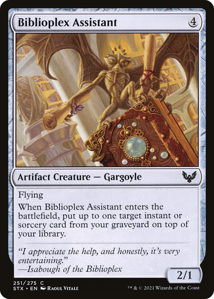 Biblioplex Assistant [Strixhaven: School of Mages]