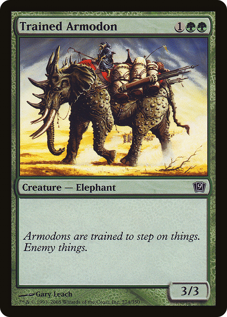 Trained Armodon [Ninth Edition]