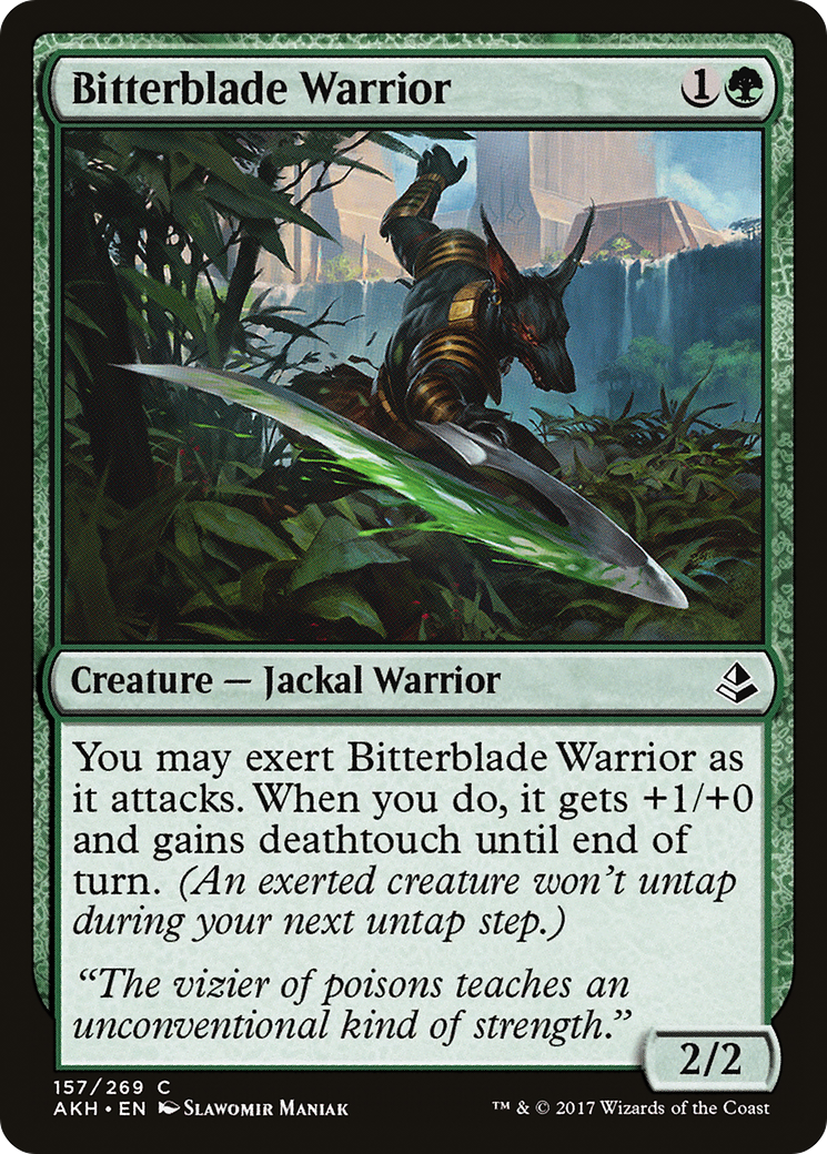 Bitterblade Warrior [Amonkhet]