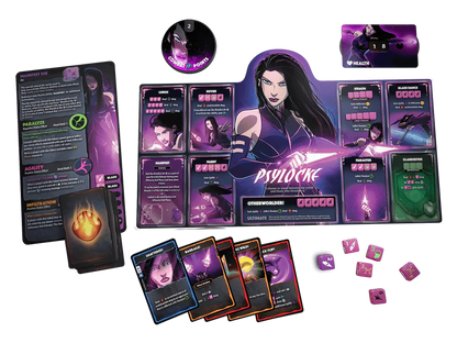 Dice Throne: Marvel X-Men 4-Hero Box 1 - Iceman, Psylocke, Storm & Wolverine
