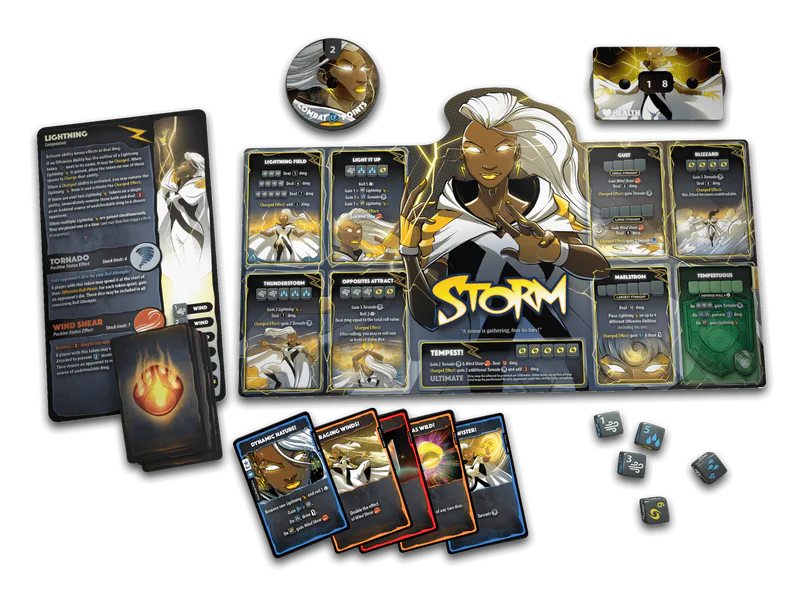 Dice Throne: Marvel X-Men 4-Hero Box 1 - Iceman, Psylocke, Storm & Wolverine