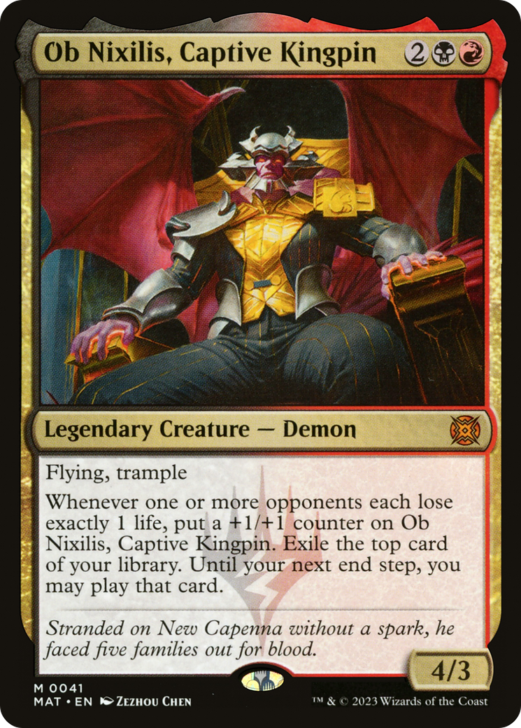 Ob Nixilis, Captive Kingpin [March of the Machine: The Aftermath]
