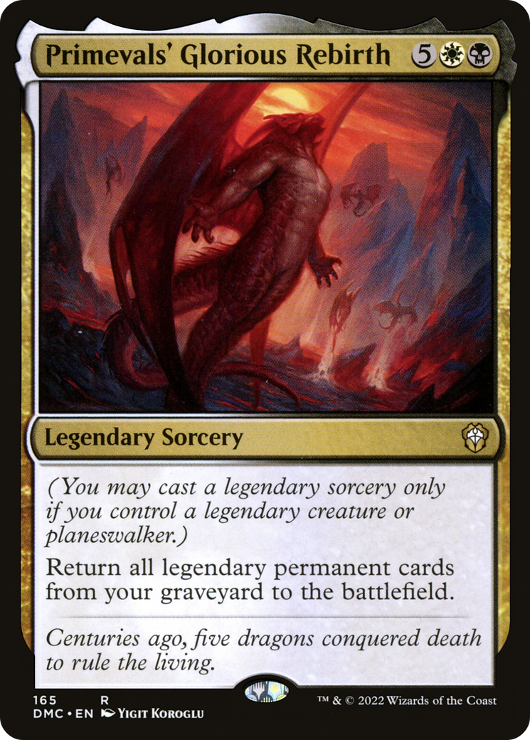 Primevals' Glorious Rebirth [Dominaria United Commander]