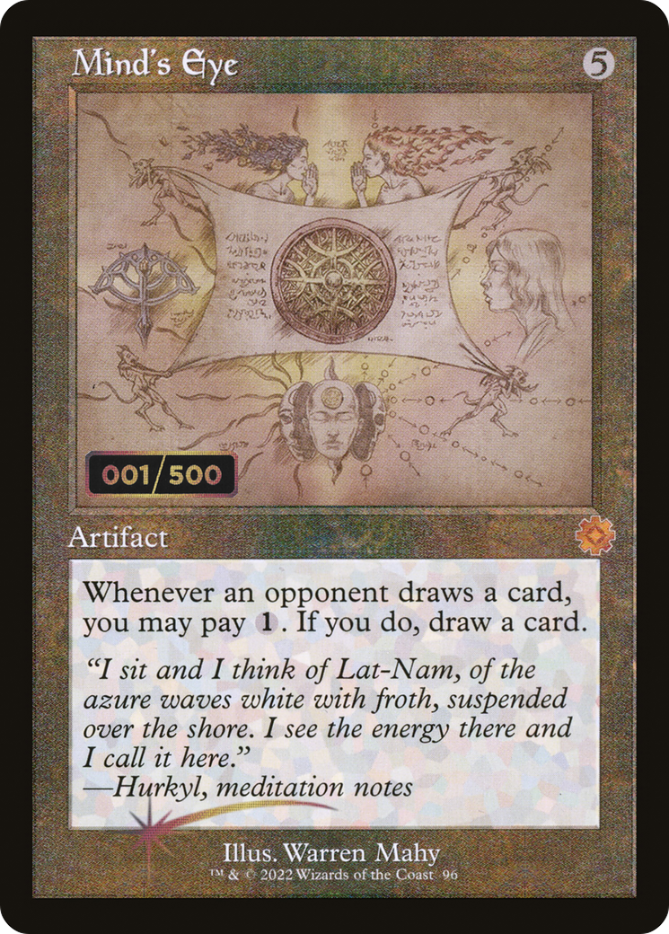 Mind's Eye (Retro Schematic) (Serialized) [The Brothers' War Retro Artifacts]