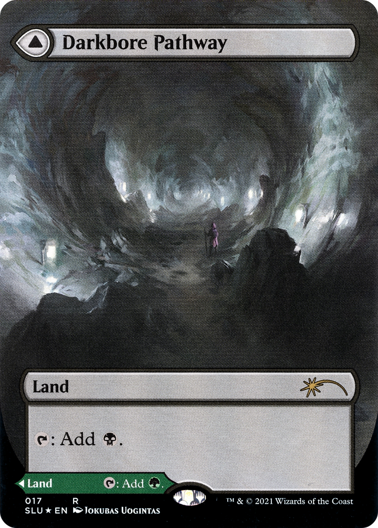 Darkbore Pathway // Slitherbore Pathway (Borderless) [Secret Lair: Ultimate Edition 2]