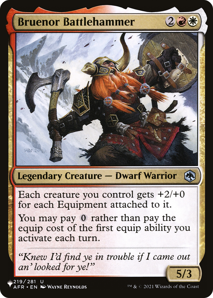 Bruenor Battlehammer [The List]