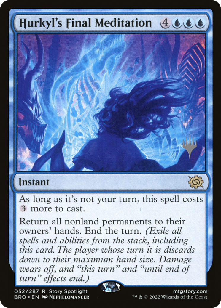 Hurkyl's Final Meditation (Promo Pack) [The Brothers' War Promos]