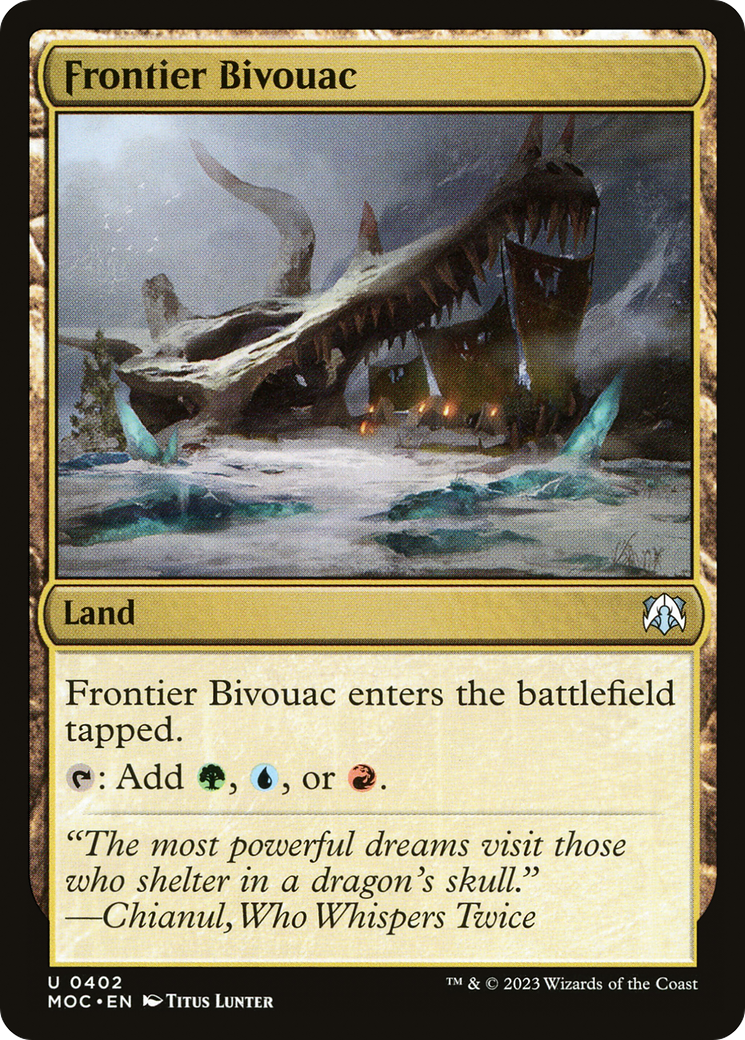 Frontier Bivouac [March of the Machine Commander]