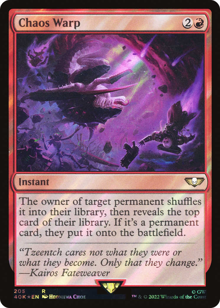 Chaos Warp (Surge Foil) [Warhammer 40,000]