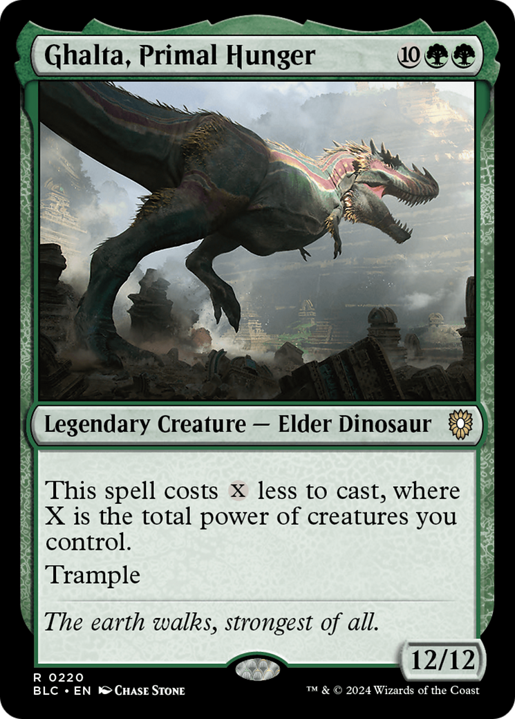Ghalta, Primal Hunger [Bloomburrow Commander]