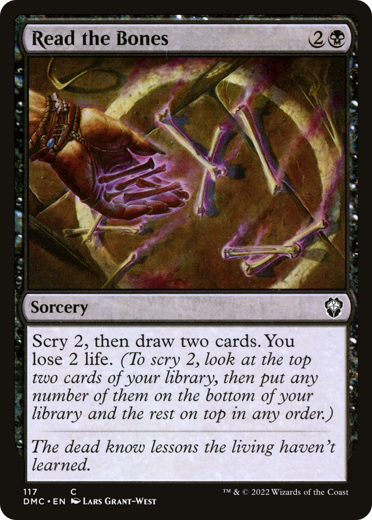 Read the Bones [Dominaria United Commander]