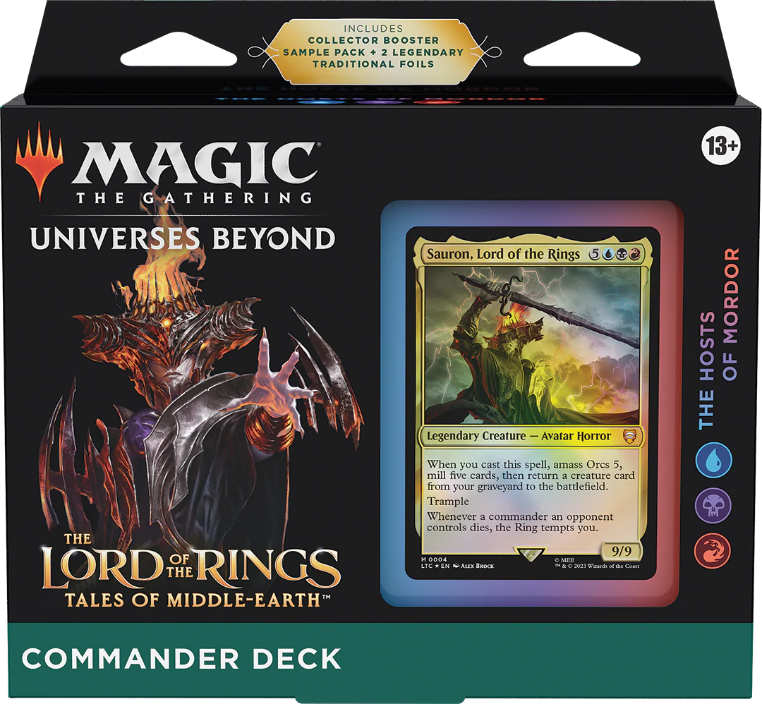 MTG The Lord of the Rings: Tales of Middle-earth Commander Deck: The Hosts of Mordor