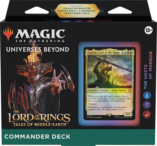 MTG The Lord of the Rings: Tales of Middle-earth Commander Deck: The Hosts of Mordor