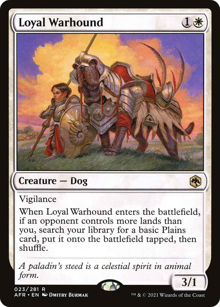 Loyal Warhound [Dungeons & Dragons: Adventures in the Forgotten Realms]
