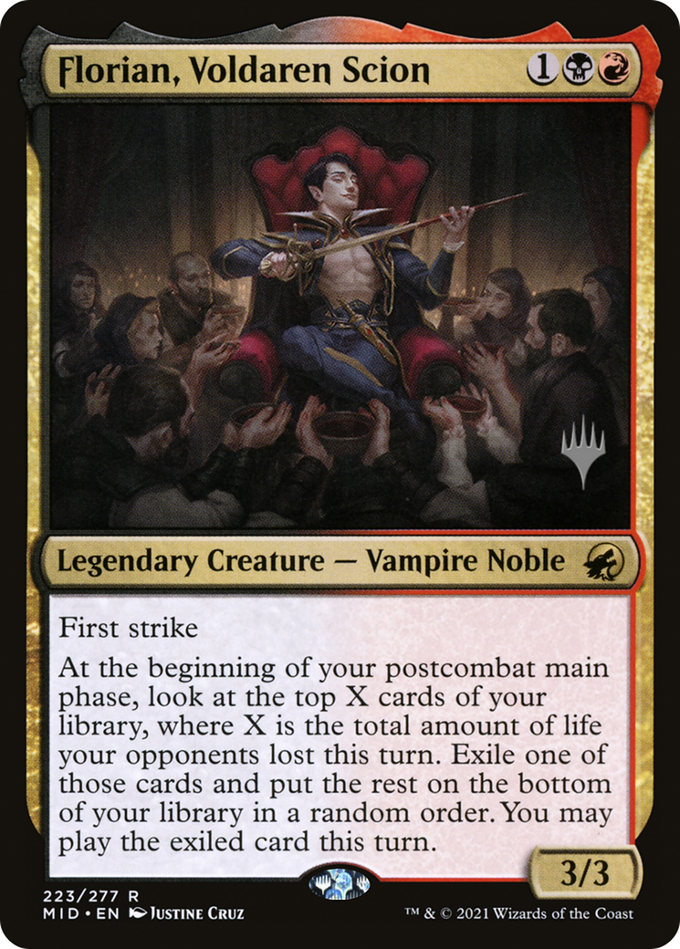 Florian, Voldaren Scion (Promo Pack) [Innistrad: Midnight Hunt Promos]
