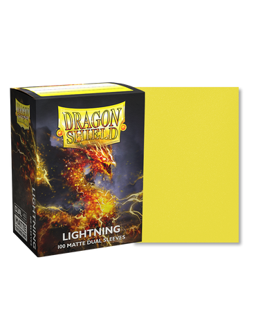 Dragon Shield Sleeves Dual Matte (100ct): Lightning