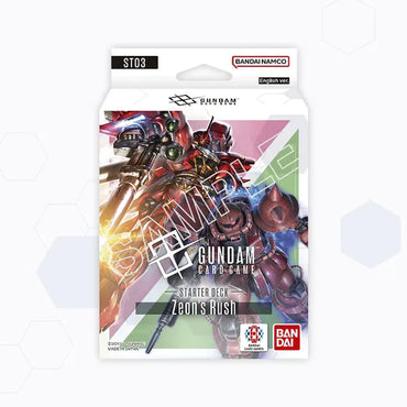 Gundam Card Game - Starter Deck - ST-03 - Zeon's Rush